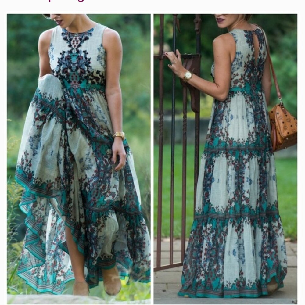 Bhanuni Anthropologie Madera Maxi Dress